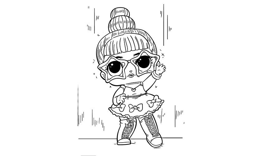 LOL Doll Coloring Pages