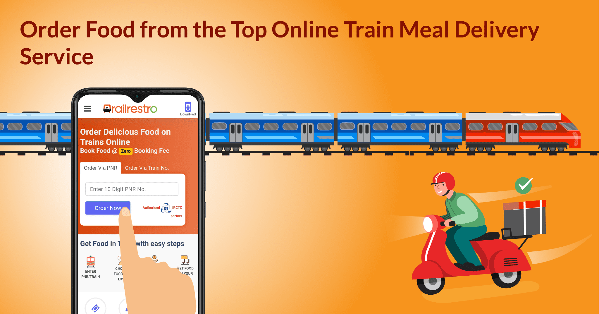 Order Food From the Top Online Train Meal Delivery Service