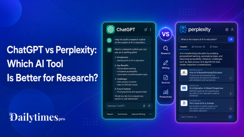 ChatGPT vs Perplexity AI comparison