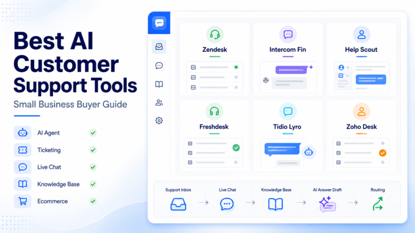 Best AI customer support tools for small business buyer guide dashboard
