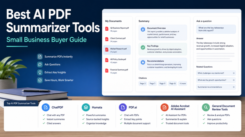 Best AI PDF Summarizer Tools for Small Business