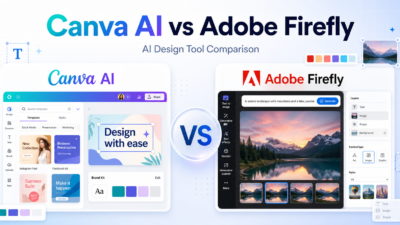 Canva AI vs Adobe Firefly AI design tool comparison featured image