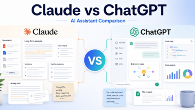 Claude vs ChatGPT AI assistant comparison featured image
