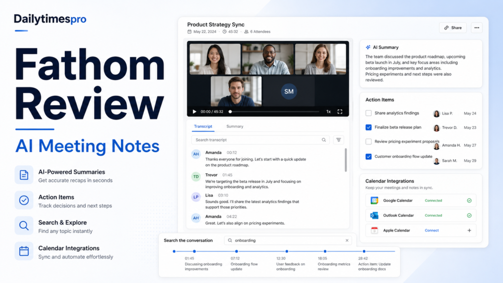 Fathom Review: Is It Worth It for Meeting Notes?
