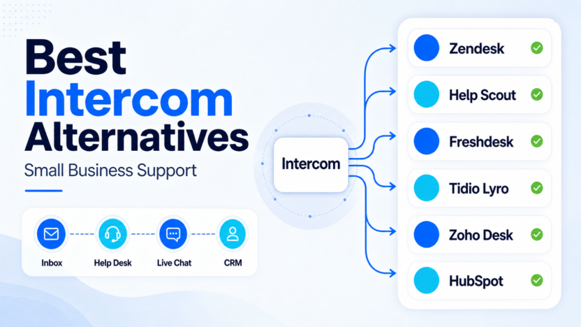 Best Intercom alternatives for small business support dashboard