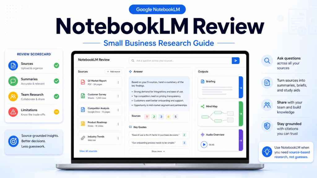 NotebookLM Review: Is It Useful for Small Business Research?