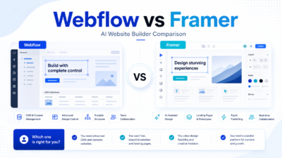 Webflow vs Framer: Which AI Website Builder Should You Choose?