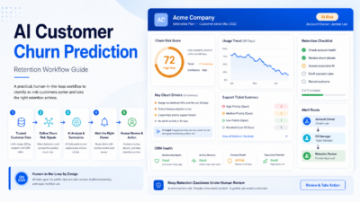 How to Use AI for Customer Churn Prediction featured image