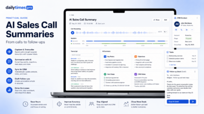 How to Use AI for Sales Call Summaries featured image