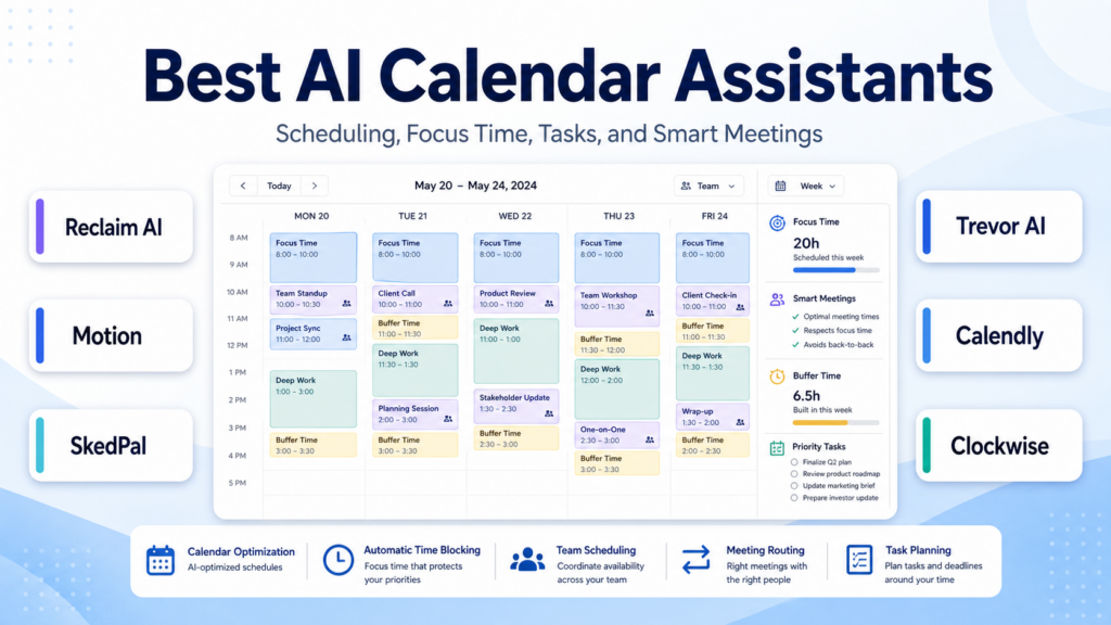 Best AI Calendar Assistants for Busy Teams