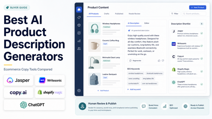 Best AI Product Description Generators for Ecommerce featured image