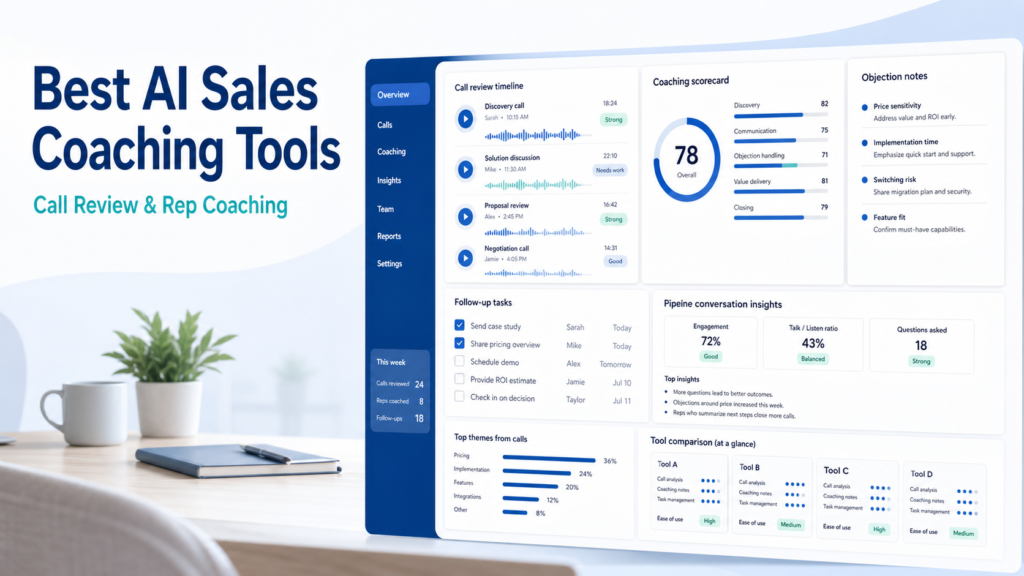 Best AI Sales Coaching Tools for Small Business