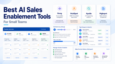 Best AI Sales Enablement Tools for Small Teams featured image