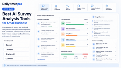 Best AI Survey Analysis Tools for Small Business featured image