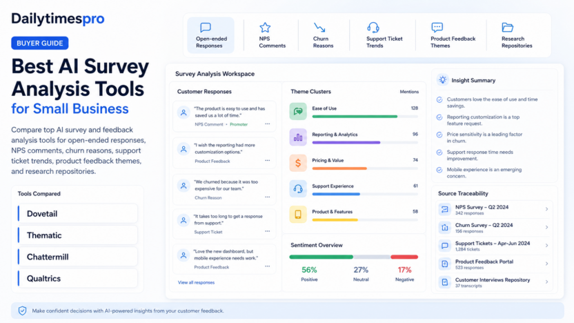 Best AI Survey Analysis Tools for Small Business featured image