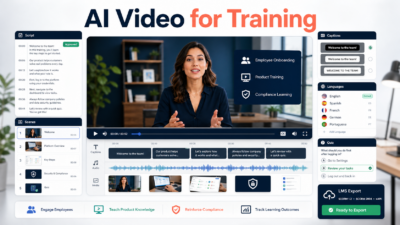 Featured image for Best AI Video Generators for Training Videos