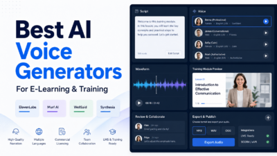 Best AI Voice Generators for E-Learning featured image