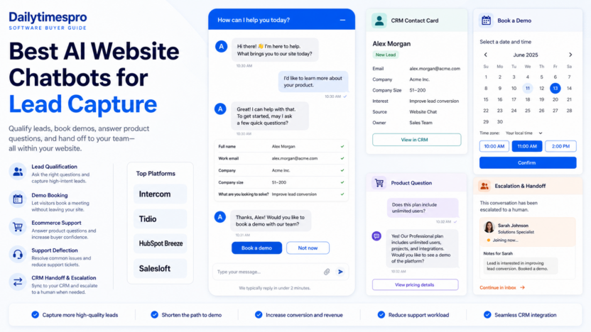 Best AI Website Chatbots for Lead Capture featured image