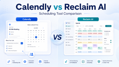 Calendly vs Reclaim AI: Which Scheduling Tool Should You Choose? premium SaaS-style editorial featured image.