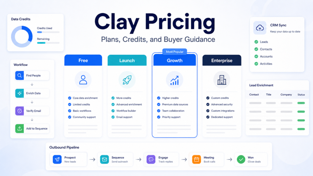 Clay Pricing Explained: Plans, Credits, and Buyer Guidance