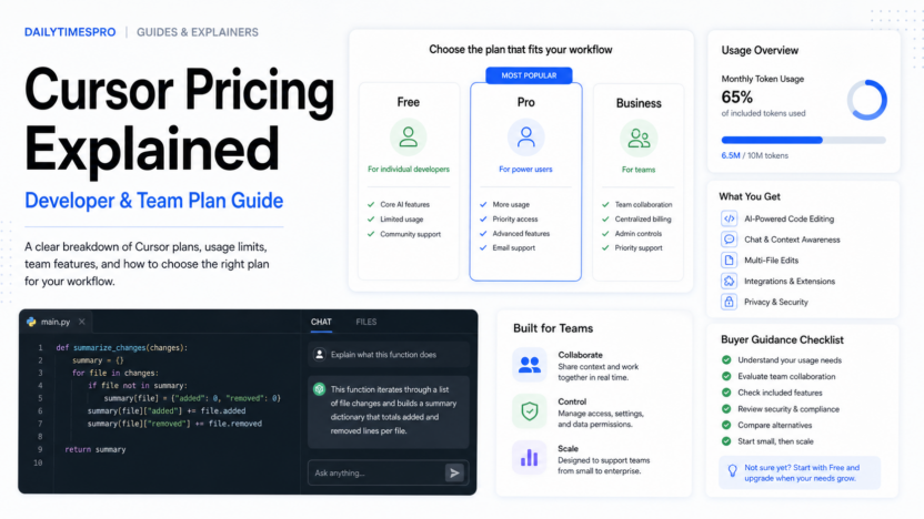 Cursor Pricing Explained for Developers and Teams featured image