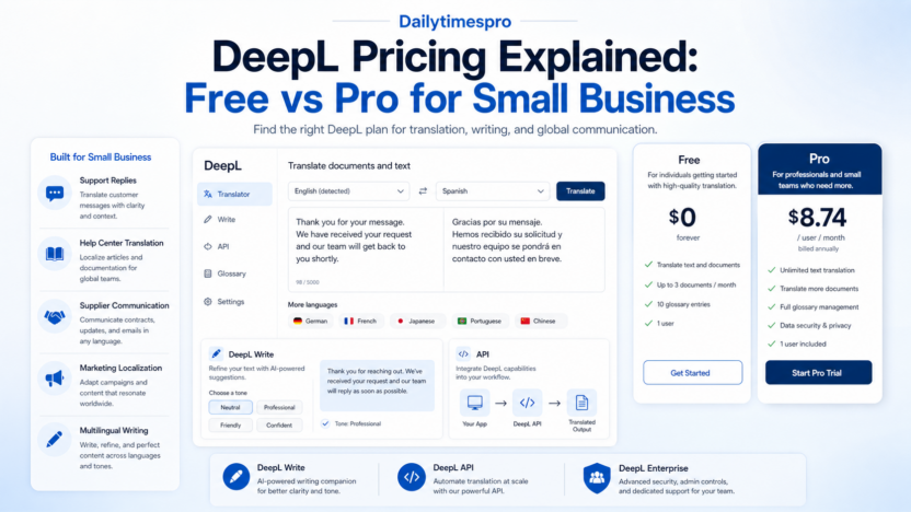 DeepL Pricing Explained: Free vs Pro for Small Business featured image