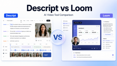 Descript vs Loom: Which AI Video Tool Should You Choose? featured image