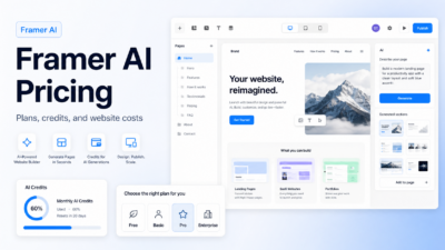 Framer AI Pricing Explained: Plans, Credits, and Website Costs featured image