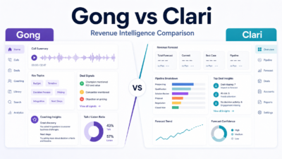 Featured image for Gong vs Clari: Which Revenue Intelligence Platform Should You Choose?