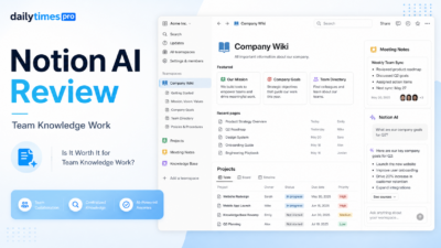 Notion AI Review: Is It Worth It for Team Knowledge Work? featured image