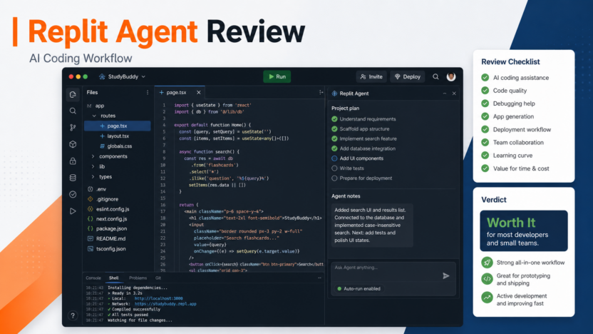 Replit Agent Review: Is It Worth It for AI Coding? featured image