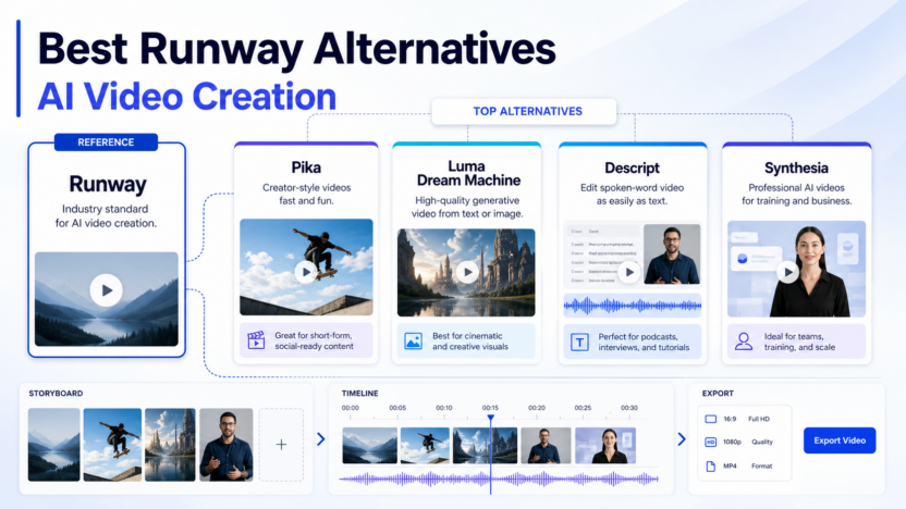 Best Runway Alternatives for AI Video Creation featured image
