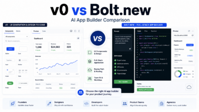 v0 vs Bolt.new: Which AI App Builder Should You Choose? featured image