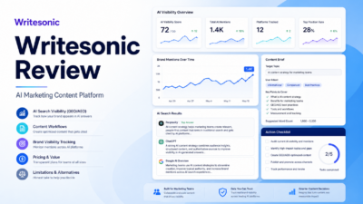 Featured image for Writesonic Review: Is It Worth It for AI Marketing Content?
