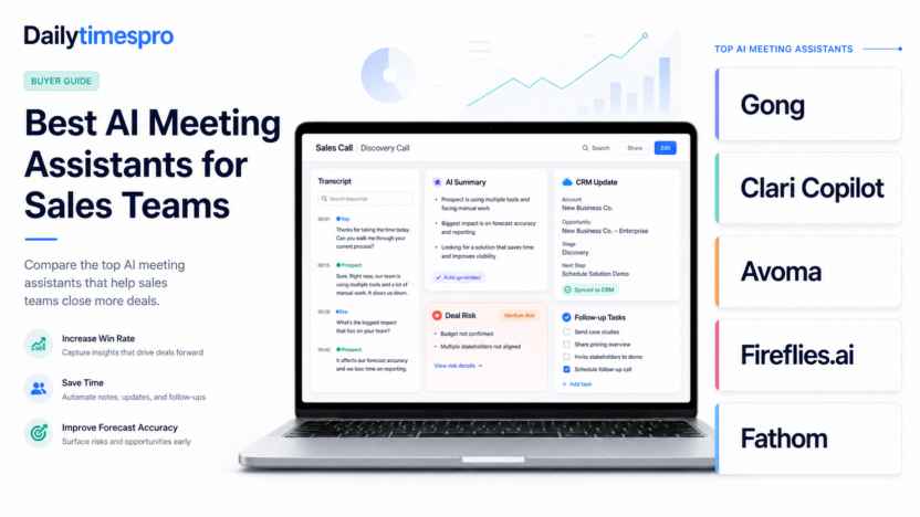 Best AI meeting assistants for sales teams featured image