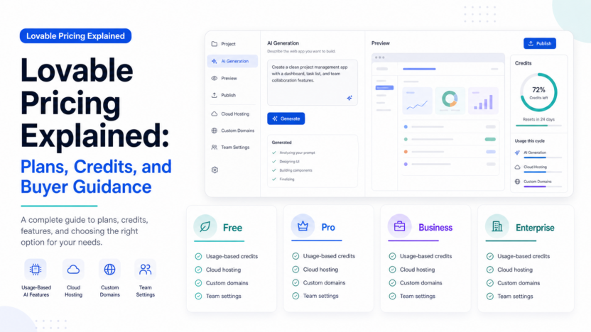 Lovable pricing plans and credits explained featured image