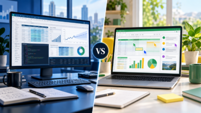 Copilot in Excel versus Gemini in Google Sheets featured image comparing advanced analysis and cloud collaboration