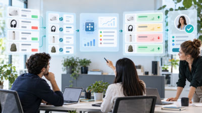 Competitive price signals flowing through AI analysis to a margin-aware human pricing decision